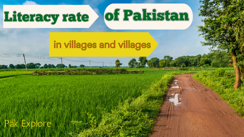 Literacy Rate in Villages of Pakistan: The No. 1 Factor Impacting Education