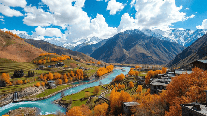 This valley is famous for its magnificent mountains, especially "Raka Poshi" and "Izzat". Hunza's culture, traditions and local food also attract tourists.