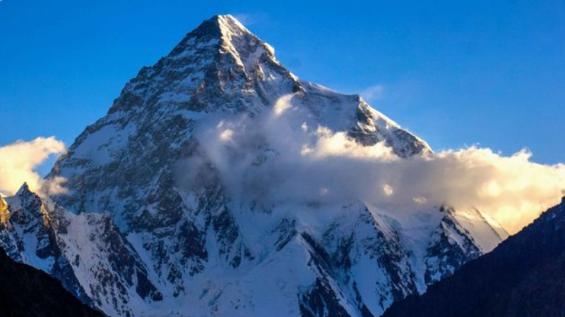 This mountain is located in the Karakoram mountain range and is considered one of the most difficult mountains in the world.