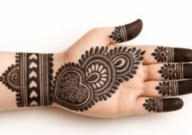 1. The Art of Beauty: Front Hand best Mehndi Inspirations
