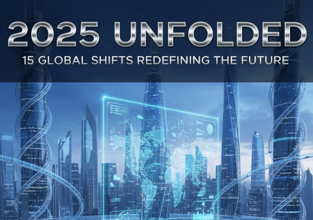 2025 Unfolded: 15 Global Shifts Redefining the Future