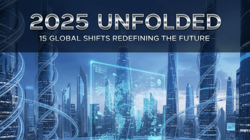 2025 Unfolded: 15 Global Shifts Redefining the Future
