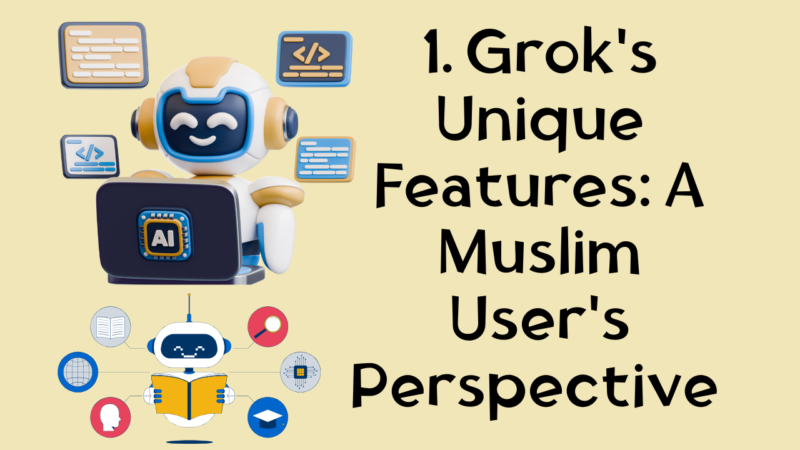 1. Grok's Unique Features: A Muslim User's Perspective – Navigating Halal/Haram Queries, Urdu Support, and Islamic Content Reliability